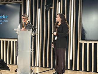 Aleksandra Gojkovic and Lara Monday at MRS User Research Conference